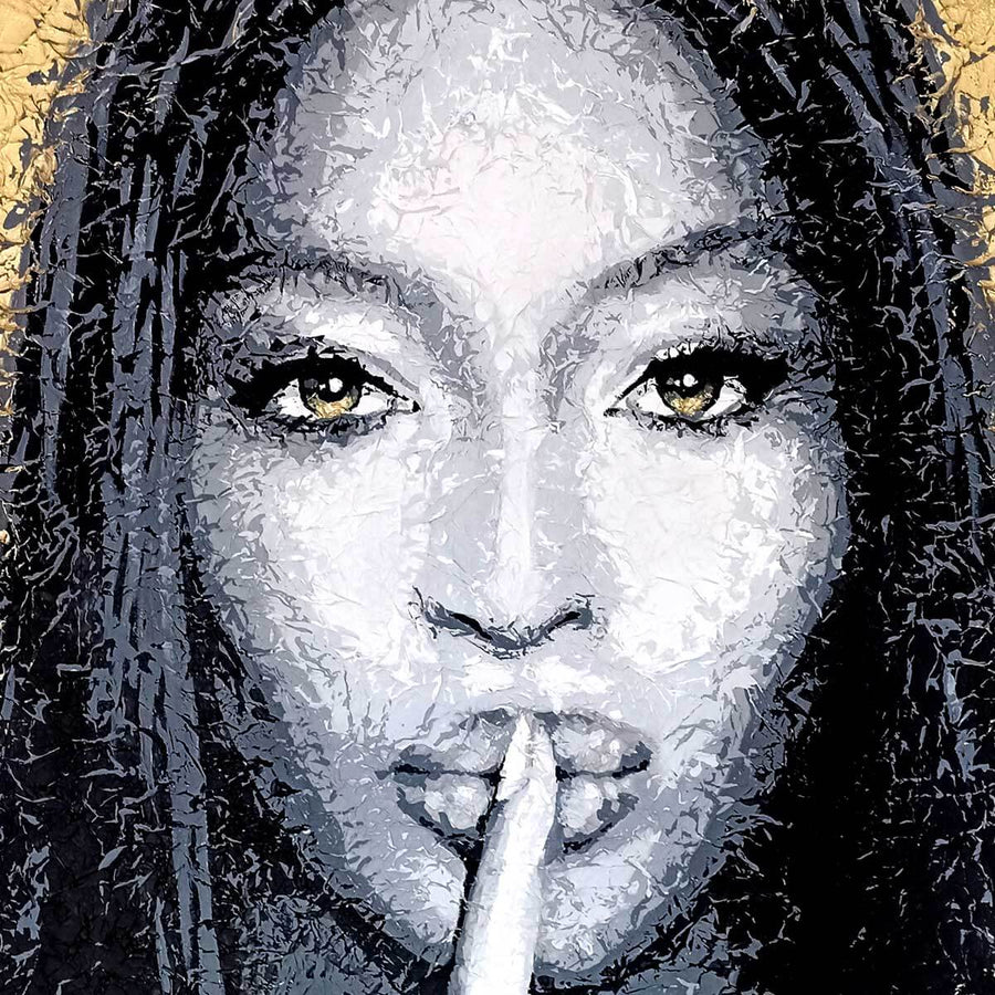 Naomi - Mixed technique and acrylic on canvas by De Cristofaro Valerio - Fp Art Online