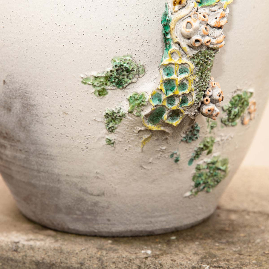 Mermaid - Hand-modeled ceramic vase by Valenti Nicole - Fp Art Online