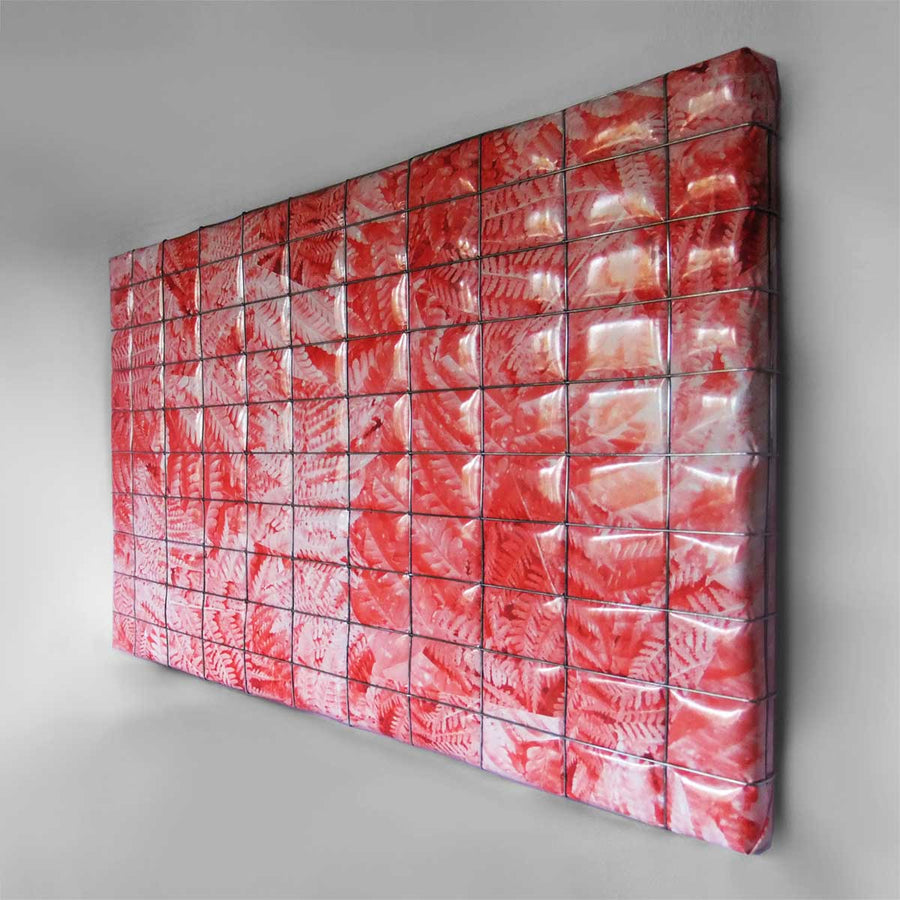 Nature Prison n°3 - Canvas, foam rubber, printed plastic sheet, mesh by Profumo Marina - Fp Art Online