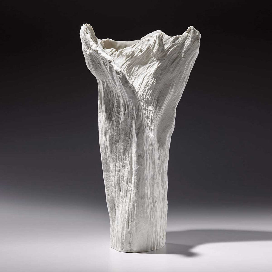 Nike - Handmade porcelain vase by FOS Ceramics - Fp Art Online