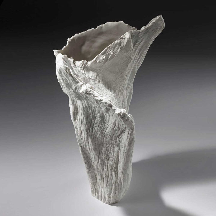 Nike - Handmade porcelain vase by FOS Ceramics - Fp Art Online