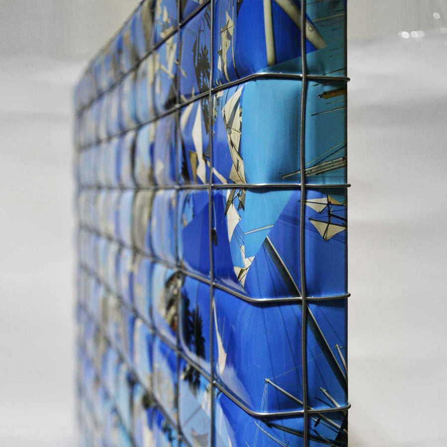 Old Port Prison Genoa n°1 - Canvas, foam rubber, printed plastic sheet, mesh by Profumo Marina - Fp Art Online