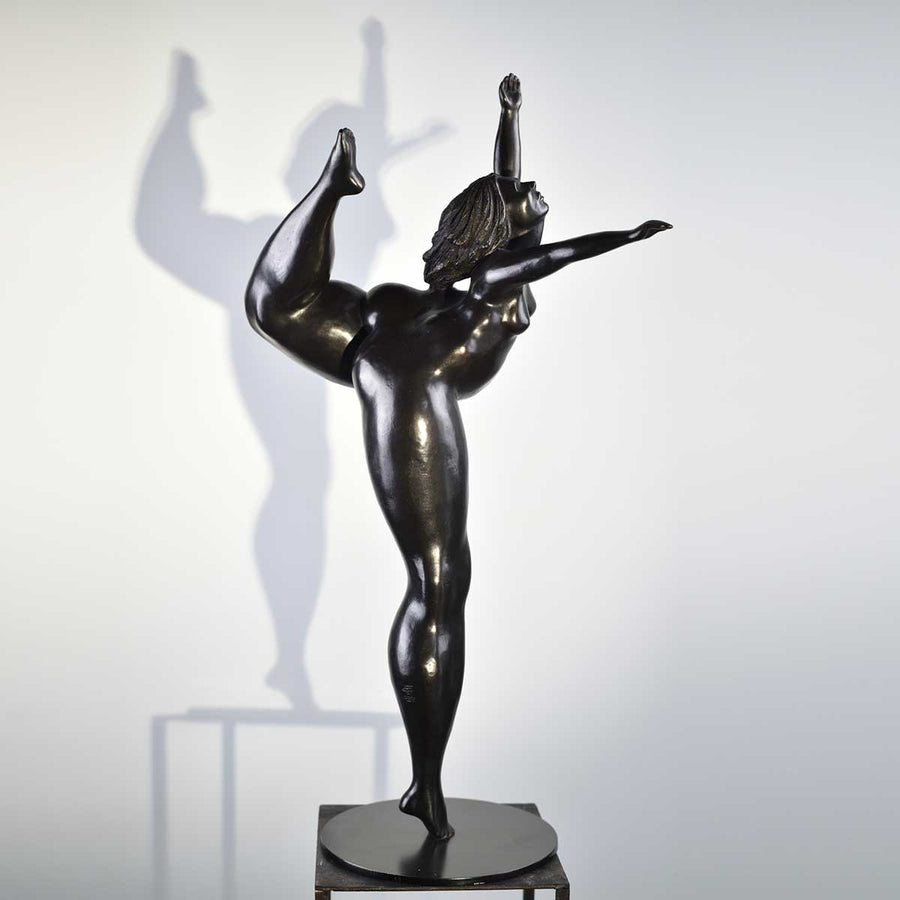 Perla Ballerina - Bronze sculpture lost-wax casting by Lucchi Bruno - Fp Art Online