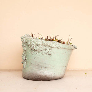 Reperto #2 - Hand-modeled ceramic vase by Valenti Nicole - Fp Art Online