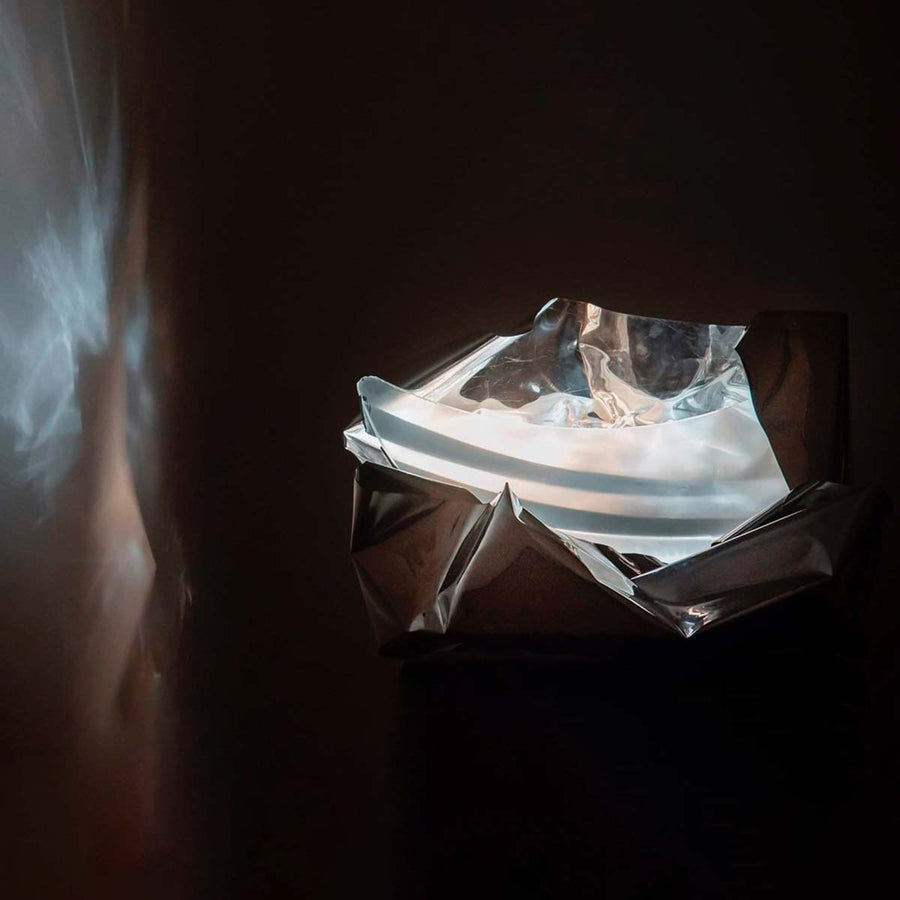 La Risata Zen - Multi-material lighting sculpture by Franchi Franca - Fp Art Online