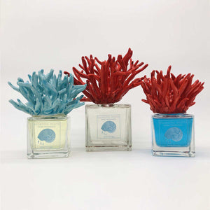 Red Coral 500ml - Handmade ceramic and glass room fragrance diffuser by Battista Emanuela - Fp Art Online