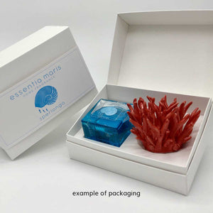 Turquoise Coral 500ml - Handmade ceramic and glass room fragrance diffuser by Battista Emanuela - Fp Art Online