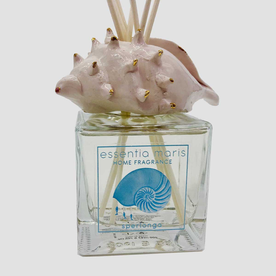 Seashell 200ml - Handmade ceramic and glass room fragrance diffuser by Battista Emanuela - Fp Art Online