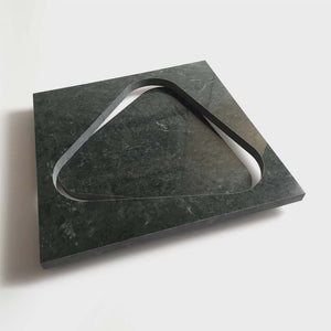 Slide - Triangular marble tray by Ulian Paolo - Fp Art Online