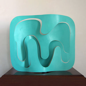 Smeralda - Steel sculpture by Cubeddu Giorgio - Fp Art Online