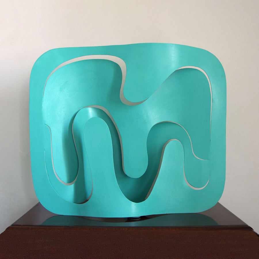 Smeralda - Steel sculpture by Cubeddu Giorgio - Fp Art Online