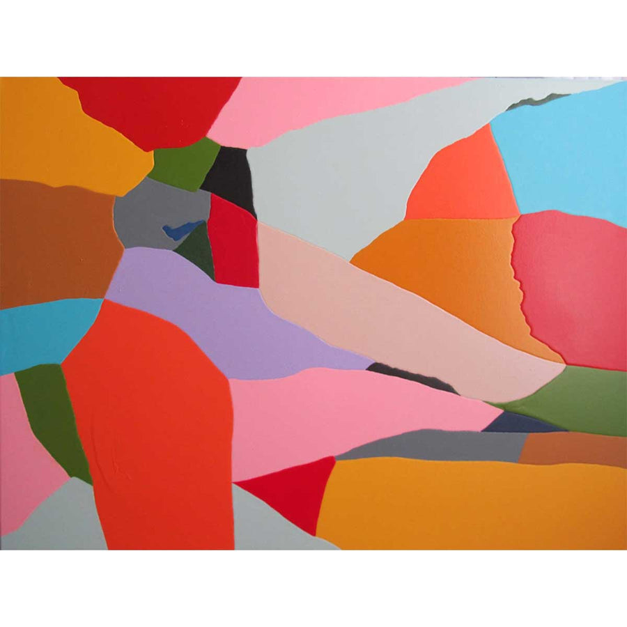 S.T. #6 - Enamel on glass by Sani Francesco - Fp Art Online