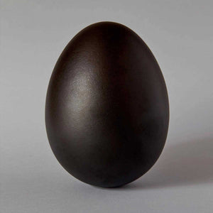 Swing Large Matt Black - Ceramic sculpture by Pierluca Ceramics - Fp Art Online