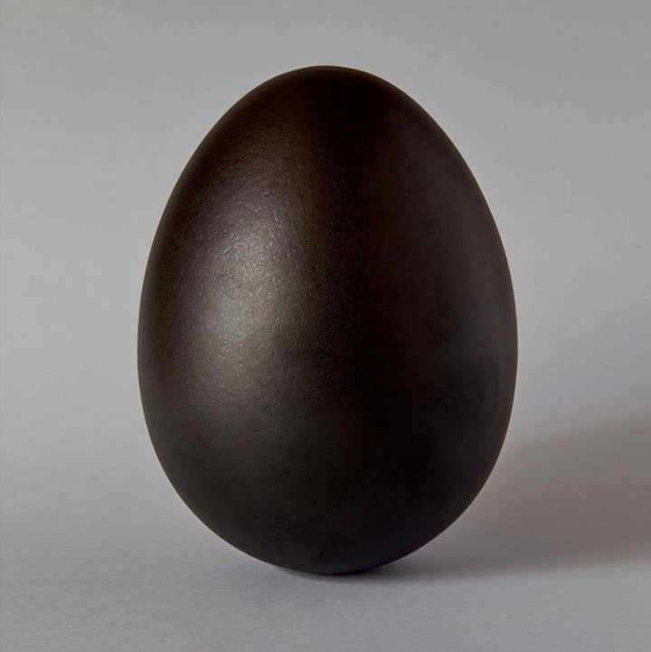 Swing Large Matt Black - Ceramic sculpture by Pierluca Ceramics - Fp Art Online