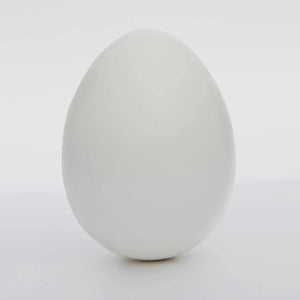Swing Large Glossy White - Ceramic sculpture by Pierluca Ceramics - Fp Art Online