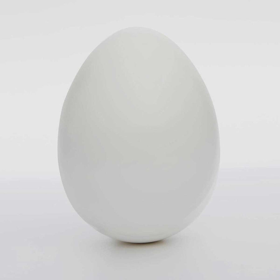 Swing Large Glossy White - Ceramic sculpture by Pierluca Ceramics - Fp Art Online