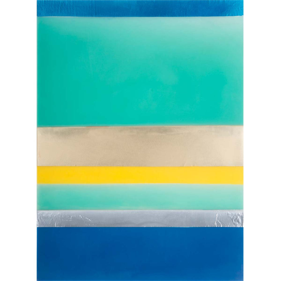 Tilt - Colored resin on aluminium by Verteramo Roberta - Fp Art Online