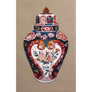 Chinese Vase - Multicolour, Oil on canvas by De Benedetti Benedetta - Fp Art Online