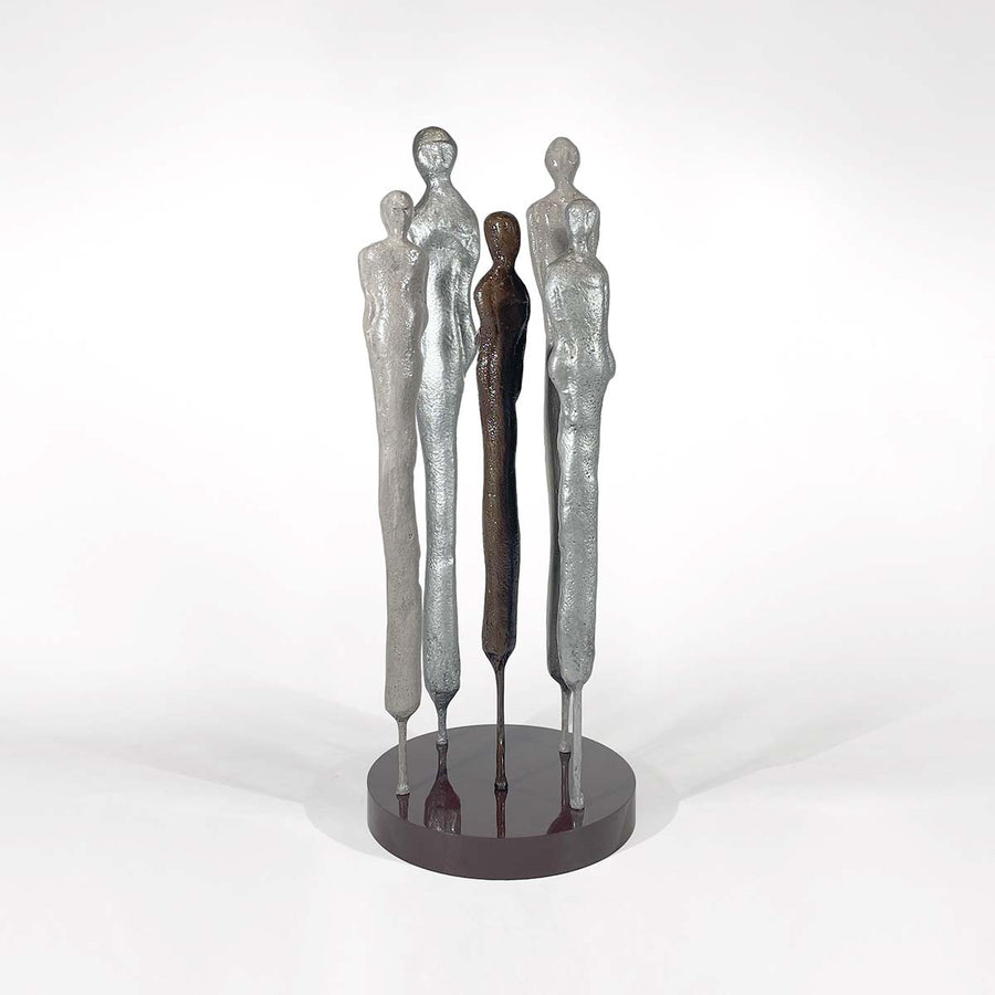 Vertical People #29 - Fiberglass sculpture and base by Fp Art Collection - Fp Art Online