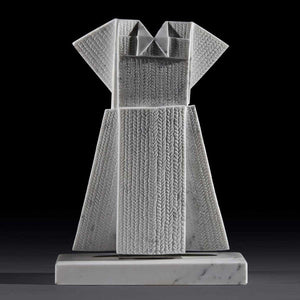 Vestito Maglia - Carrara Statuary marble sculpture by Mayer Tasch Verena - Fp Art Online