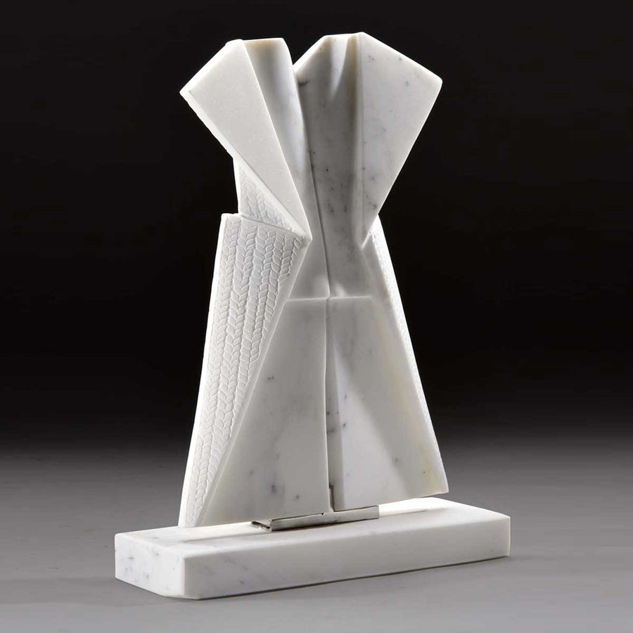 Vestito Maglia - Carrara Statuary marble sculpture by Mayer Tasch Verena - Fp Art Online